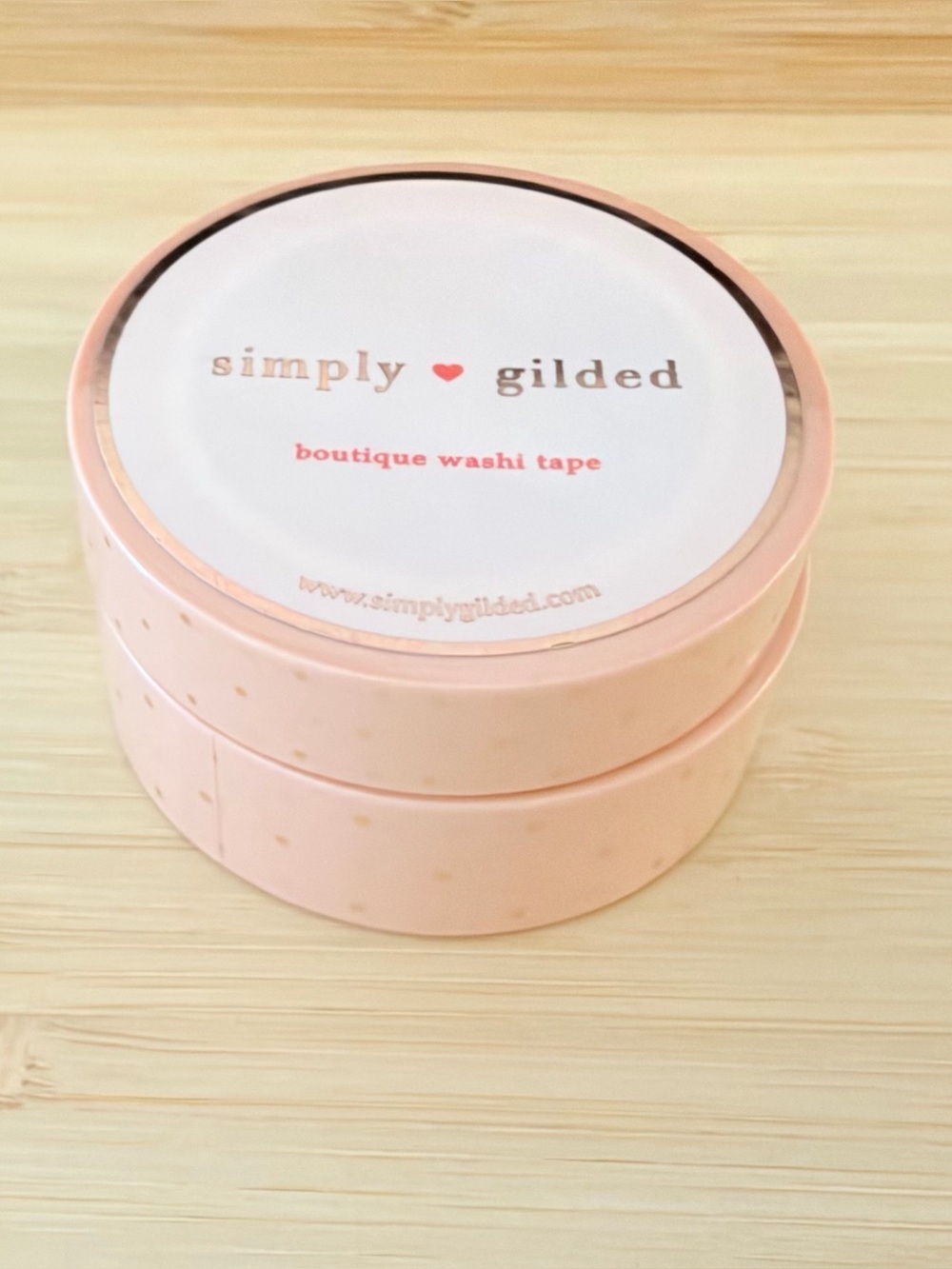 Simply Gilded 2022 Easter Basket Pink Washi Tape Set of 2 NEW Sealed